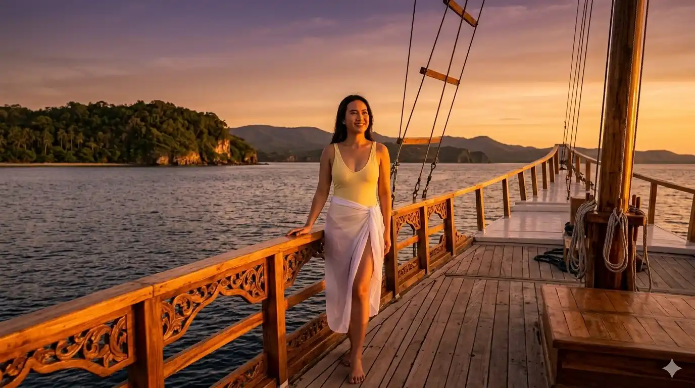 ล่องเรือสุดหรู Phinisi - DMB Indonesia