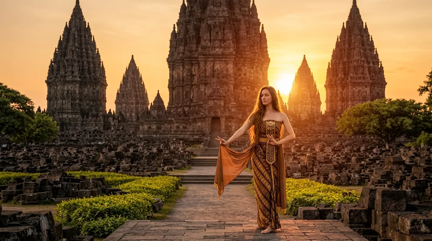 วิหารพรัมบานันยามอาทิตย์อัสดง - DMB Indonesia